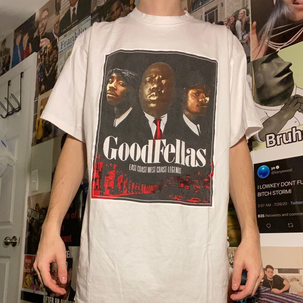 Vintage bootleg Tupac Biggie and easy e rap tshirt